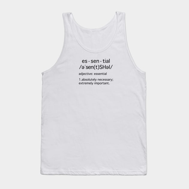 Essential Definition Tank Top by NeilGlover